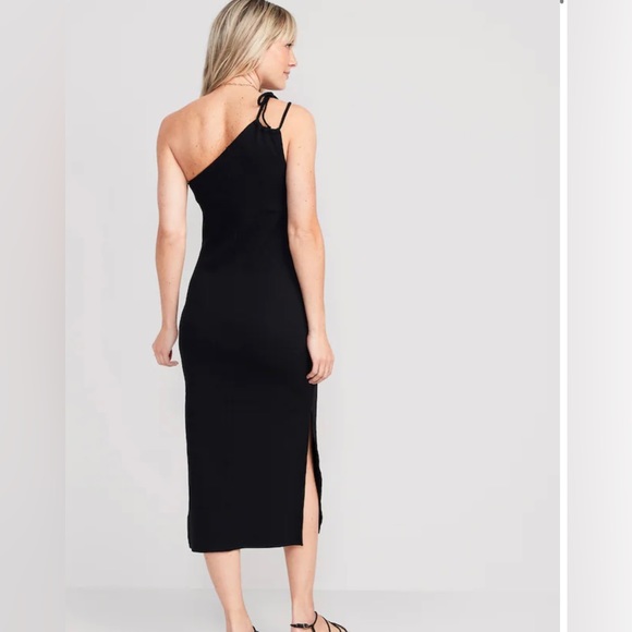 **NEW** Fitted One-Shoulder Midi Dress Sz 4X - Picture 2 of 8